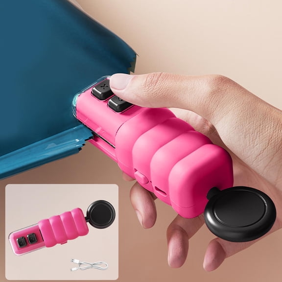 Multi-Function Mini Snack Bag Sealer, Plastic Bag Sealing Tool, Opener, Bottle Opener, Magnetic Fridge Tool, USB Rechargeable, Kitchen Gadget, Snack Sealer, Compact Kitchen Tool, Airtight Bag Sealer