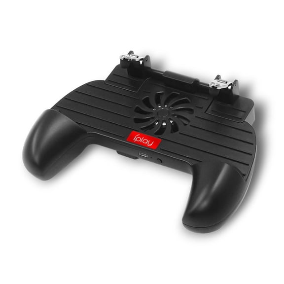 Multi-Function Mobile Gaming Grip - Retractable Game Controller with Cooling Fan & Power Bank, Anti-Slip Design for PUBG/Call of Duty Mobile, Ergonomic Handheld Grip | Phone Gaming Accessories