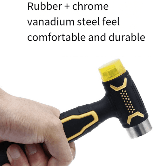 Multi-Function Mounting Hammer Multi- Hammer Double-Color Handle Coated Mounting Hammer Multifunction Screwdriver