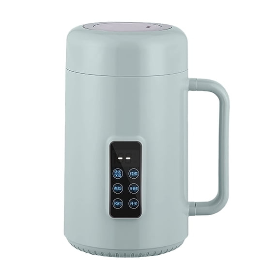 Multi Function Portable Electric Kettle 1000ml With Timer And Auto Cook 4 Temperature Settings For Travel Dorm Hotel In Green
