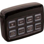 Multi-Function Programmable Black Pre-Wired 7-Function Panel
