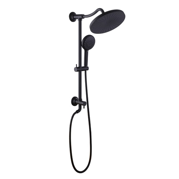 Multi Function Rainfall Shower Head with Hand Shower without Rough-in Valve