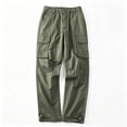 thumbnail image 1 of Multi Function Relaxed Straight Cargo Pants, Outdoor Yard Work Comfort Bottoms, 1 of 10