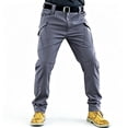 thumbnail image 1 of Multi Function Relaxed Straight Cargo Pants, Outdoor Yard Work Comfort Bottoms, 1 of 10