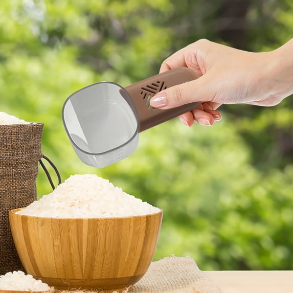 Multi-Function Rice Scoop Household Food Grade Kitchen Grain Spoon Insect Proof Flour Measuring Scoop