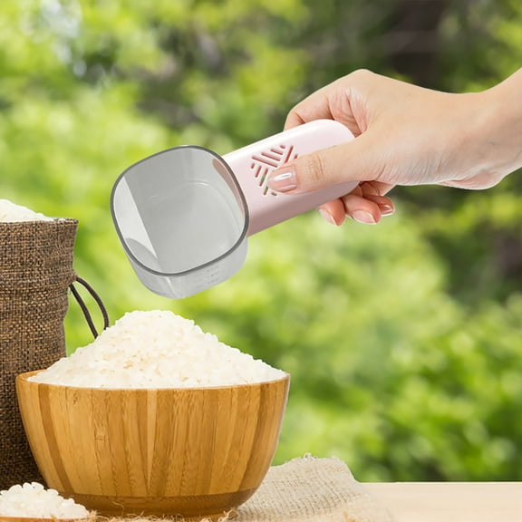 Multi-Function Rice Scoop Household Food Grade Kitchen Grain Spoon Insect Proof Flour Measuring Scoop
