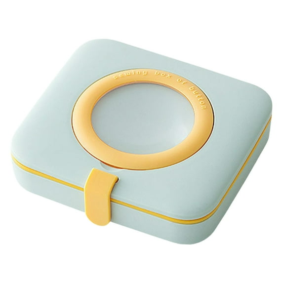 Multi-Function Sewing Kits DIY Thimble Thread Storage Bag Scissors Sewing Box Set for Beginner Quilting Travel Sewing Accessories - Light Green