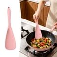 thumbnail image 1 of Multi-Function Silicone Spatula - Heat Resistant Kitchen Turner - Non-Stick Safe Cooking Utensil - Light Pink, 1 of 8