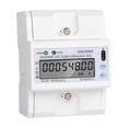 thumbnail image 1 of Multi Function Single Phase 5-100A 230V AC Energy Meter Electric Consumption Meter Monitor DIN Rail With RS485 Modbus ,Widely Use, 1 of 6