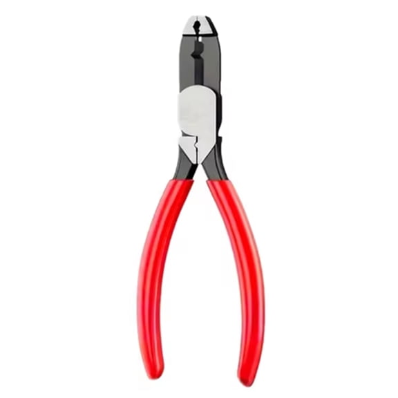 Multi-Function Sliding Tooth Screw Pliers for Rusty Wire Removal and Carp with Non-Slip Jaws Red Hand Tool