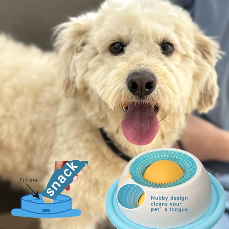 Multi-Function Slow Feeder with Licking Plate for Cats Dogs - Wet by TYPPKMM