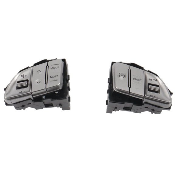Multi-Function Steering Wheel Button Volume Adjustment Cruise Fixed Speed for IX35 2010-2015 967002S100,2 * Steering Wheel Cruise Control Switch(Left+Right)