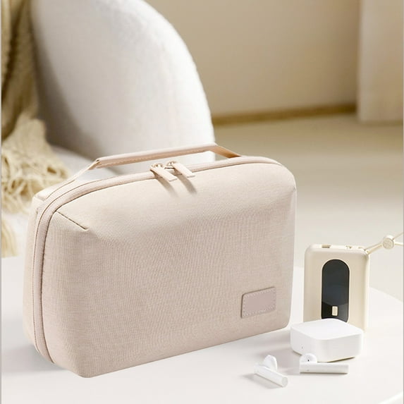 Multi-Function Storage Bag,Waterproof Organizer Pouch,Scratch-Resistant Electronics Bag,Partition Tech Accessory Case,Travel Gadget Bag Holiday Gifts