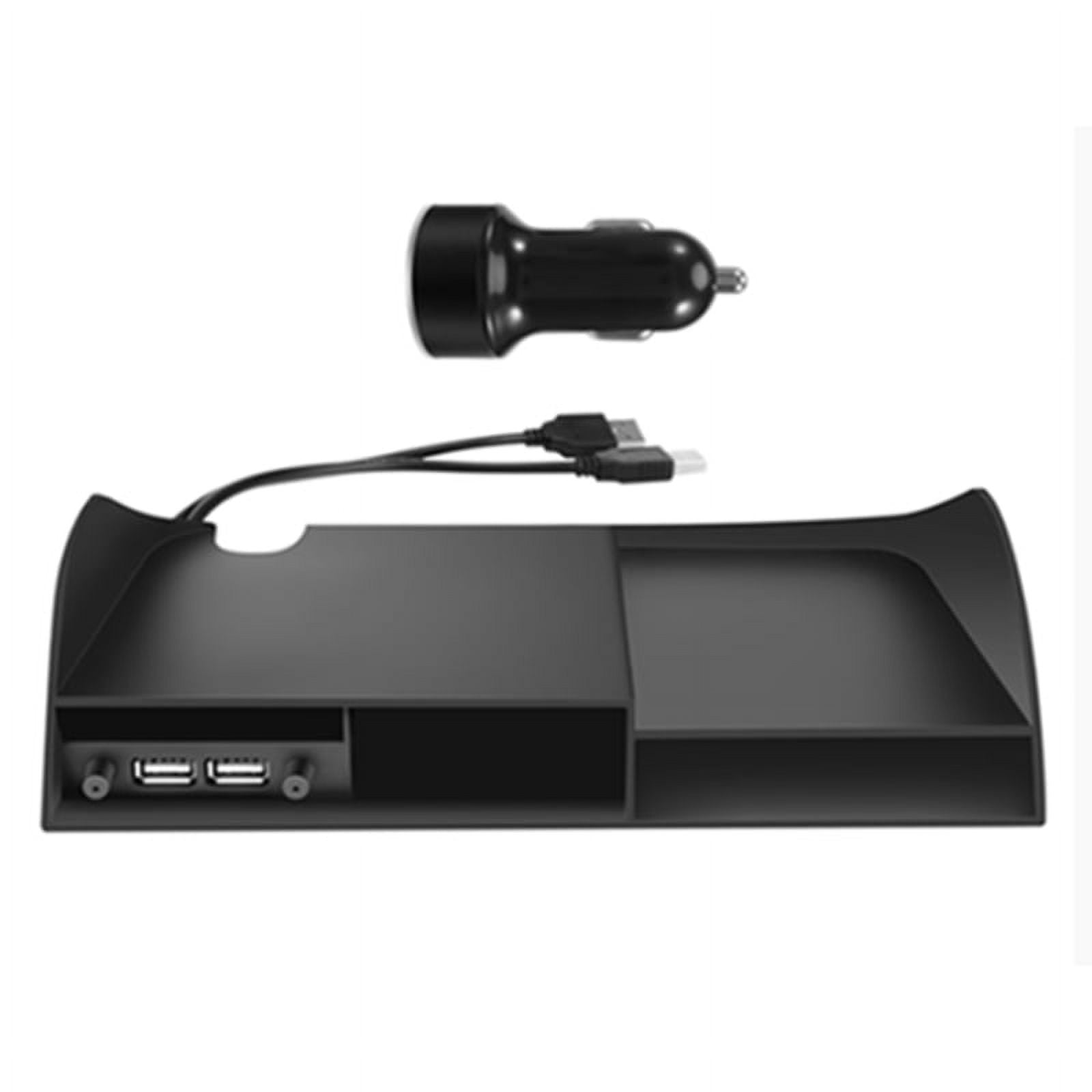 MultiFunction Storage Box Center Console Organizer with 2 USB Ports for Tray Insert Divider