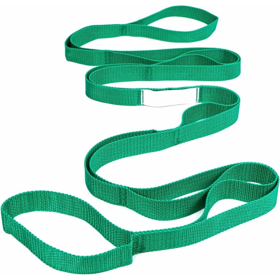 Multi-Function Stretching Strap for Yoga and Exercise 10 Loops, 75 Inch, Versatile Use