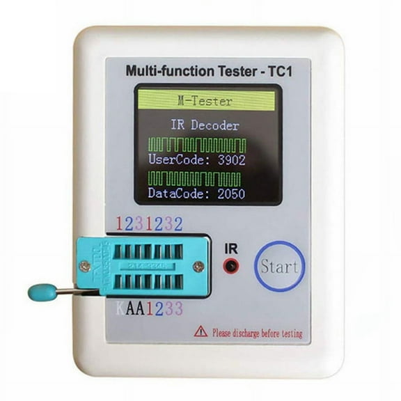 Multi-Function Tester,-TC1 Transistor Tester TFT Diode Triode Capacitance Meter NPN PNP MOSFET,Pocke Colorful Display