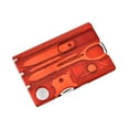 thumbnail image 1 of Multi Function Tool Card, Pocket Multitool Hand Tool Set, Portable Combination Tool Card, Outdoor Survival Tool, Mini Screwdriver Opener Multi Tool, 1 of 5