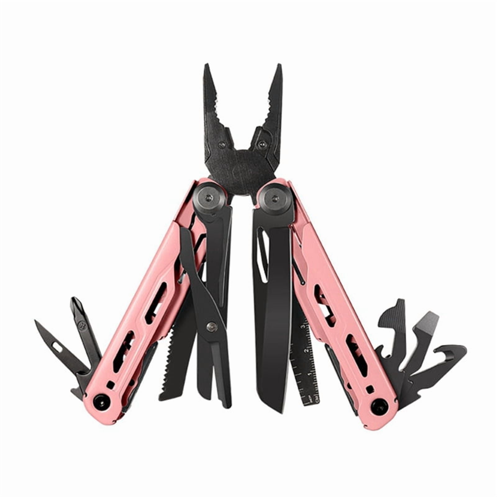 Multi-Function Tool Folding Pliers Needle-Nosed Pliers Multi-Function Small Pliers Outdoor Emergency Survival Gadgets B