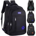 thumbnail image 1 of Zodiac Signs Adult Adjustable Belt Polyester 15.6 in Laptop Backpack, Blue, 1 of 5