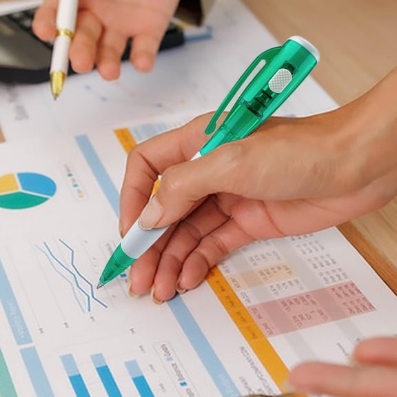 Multi Function UV Light Ballpoint Pen, for Campus Daily Writing and Verification, Portable LED Light Pen for Night Note Taking Use