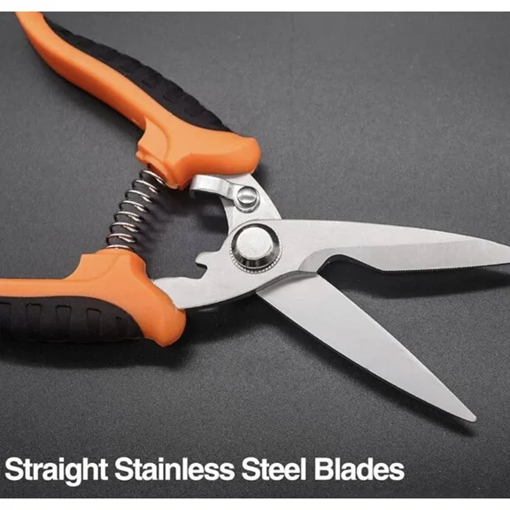 Multi Function Utility Scissors, Garden Pruning Trimming Shears Stainless Steel