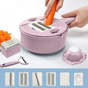 Multi-Function Vegetable Cutter Potato Shredding Tool Home Wheats Straw Shredder Hand-Safe Grater 11.42x3.74in