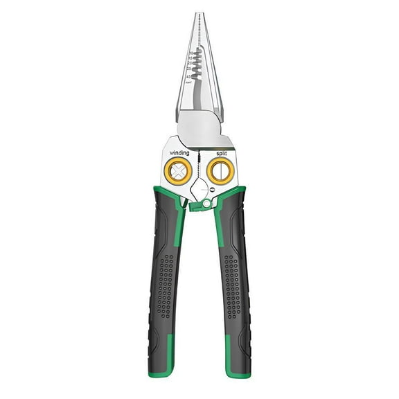 Multi-Function Wire Stripper, Stainless Steel, Cuts 0.04 sq in, 1-4 mm Stripping