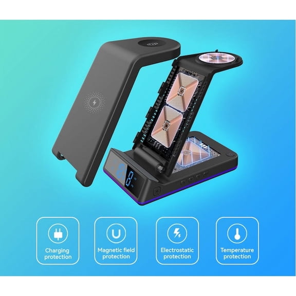 Multi Function Wireless Chager 5 in 1