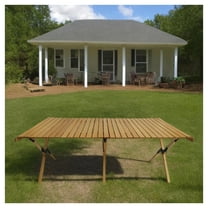 Multi-Function Wooden Foldable Portable Patio Dining Table, Natural Indoor and outdoor universal ,Natural