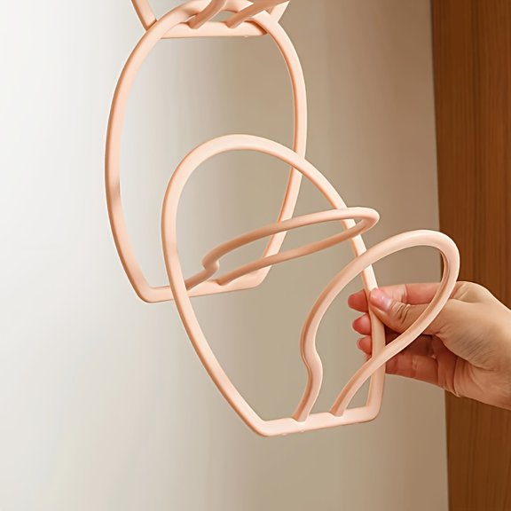 Multi-Functional 10-Piece White Linking Hat and Towel Rack with Hooks for Door and Wall Mounted Storage of Hats, Bags, and Scarves in Dorm Closets and Home Organization