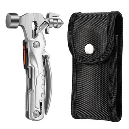 Multi-Functional 16-In-1 Hammer Silver