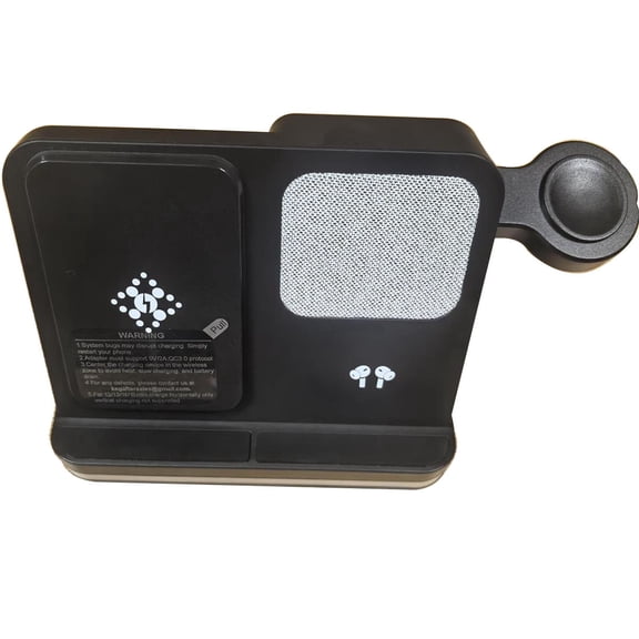 Multi-Functional 3-in-1 Foldable&Portable Desktop Wireless Charger Universal Suitable for Phone/Samsung Watch/Earphone Charging Fast and Safe Charging not Hurt The Machine