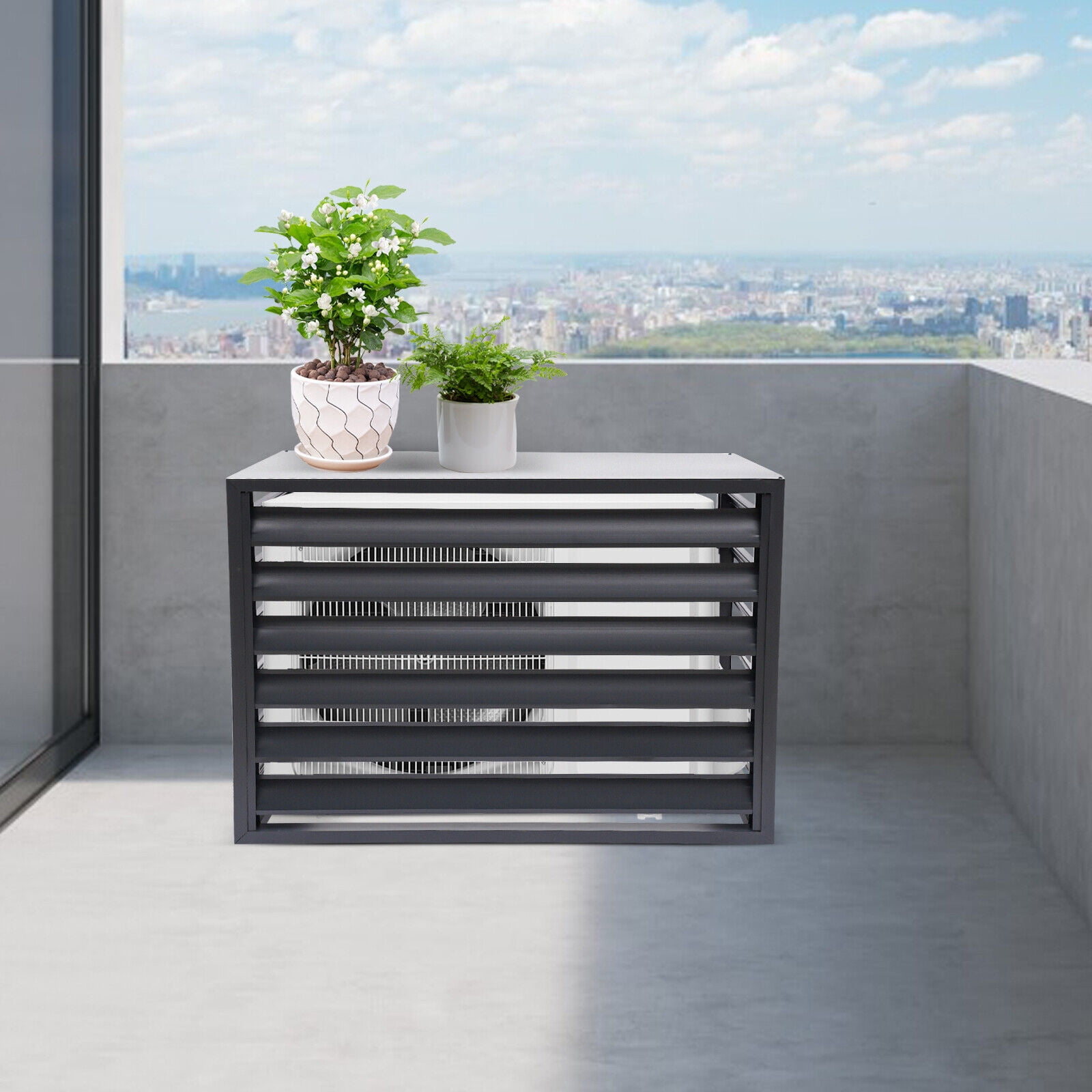 Multi-Functional AC Fence, Aluminum Alloy Construction with Spray ...
