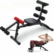 Multi-Functional Adjustable Ab Machine - Home Gym Abdominal Trainer, Sit-Up Equipment & Full Body Exercise Chair, Ab Workout Bench for Fitness