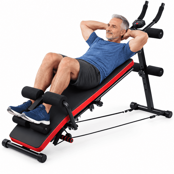 Multi-Functional Adjustable Sit Up Bench For Full-Body Home Workout