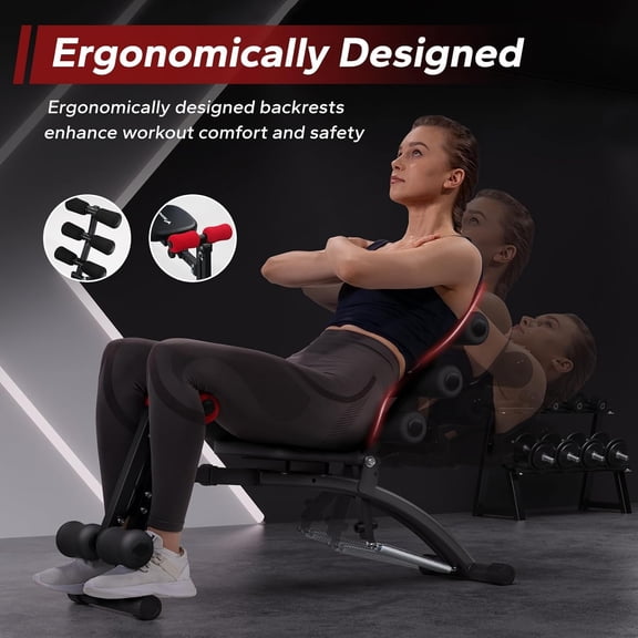 , Multi-Functional Adjustable Trainer for Home Gym, Sit for Full Body Workout