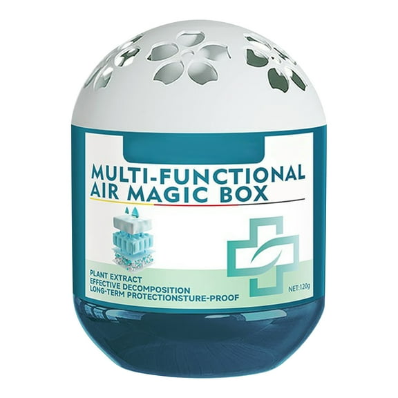 Multi-Functional Air Magic Box – Plant Extract Air Freshener & Odor Neutralizer for Home Office, Long Lasting Protection, 120g