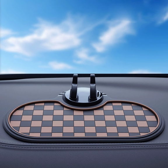 Multi Functional Anti-Slip Car Phone Mat with Phone Holder, Car Dash Non Slip Mat Cell Phone Holder, for Phones, Sunglasses, and Daily Essentials