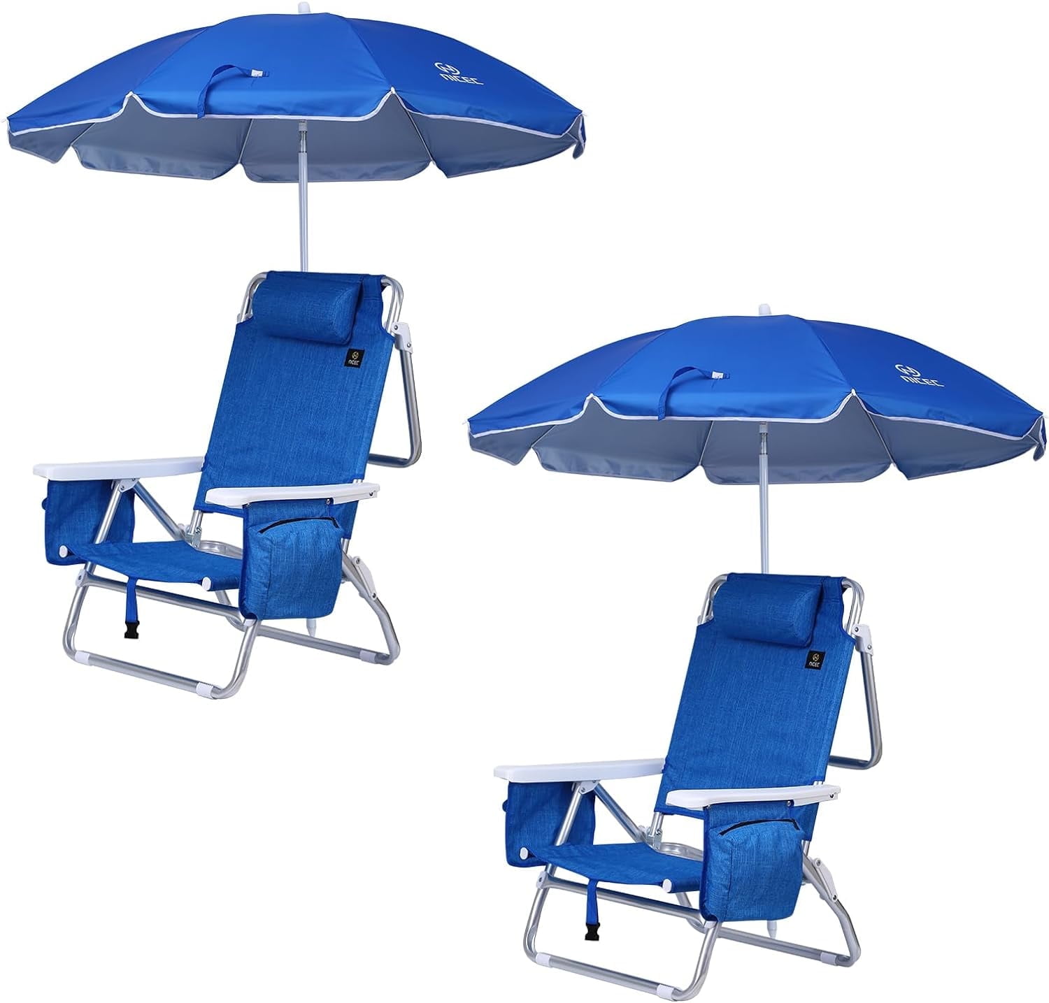 Beach fashion chair umbrella set