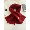 thumbnail image 1 of Multi-Functional Button Scarf & Snood - 100% Pure Wool Double-Sided Diamond Jacquard, 1 of 12