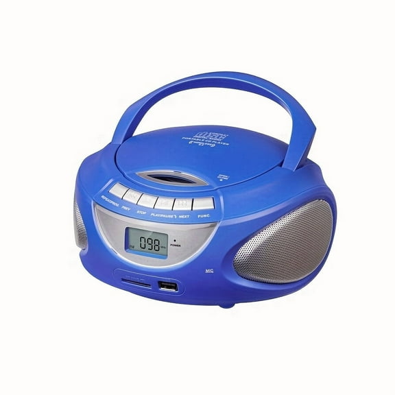 Multi-Functional CD Player, Dual Stereo Speakers, AM/FM Radio, Stereo Earphone , Aux Input, A-B Repeat, USB Player, TF Card Player, MP3 Player, Portable Boombox, Radio, Wireless Speaker