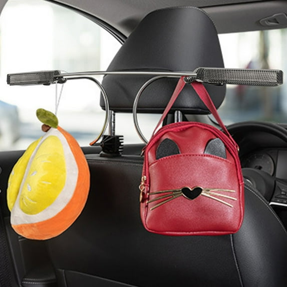 Multi-Functional Car Hanger Organizer - Adjustable Telescopic Clothing Rack for Suits Shirts Jackets, Durable Vehicle Storage Solution, Easy Install Space-Saving Car Seat Back Hook