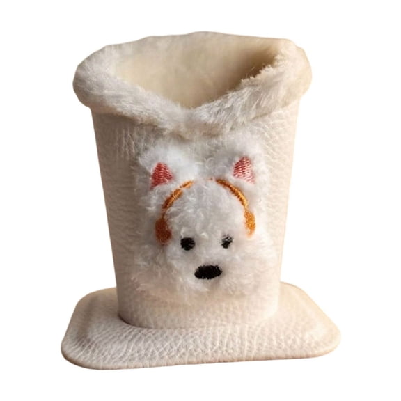 Multi Functional Cartoon Plush Eyeglasses Holder With Pen Storage Eyeglasses Stand for Home And Environment