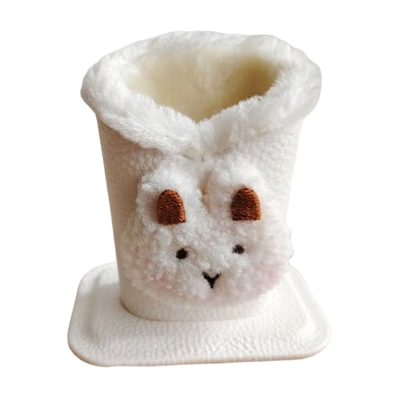 Multi Functional Cartoon Plush Eyeglasses Holder With Pen Storage Eyeglasses Stand for Home And Office Environment