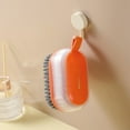 thumbnail image 1 of Multi-Functional Cleaning Brush, Soft and Stiff Bristles, Ergonomic Handle, Efficient Dirt and Stain Removal, Laundry, Shoe, Carpet, Counter, and Floor Cleaning, Durable Household Scrub Tool, 1 of 3