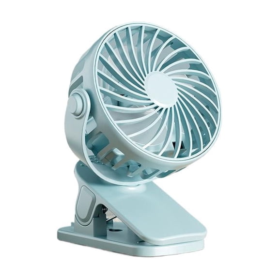 IFRINID USB Rechargeable Desk Fan, Clip-on Mini Fan with Wall Mount Function and Night Light