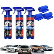 Multi-Functional Coating Renewal Agent, 3 In 1 Ceramic Car Coating Spray, Car Coating Agent Spray, High Protection Quick Coat Car Wax Polish Spray For Cars 500 Ml
