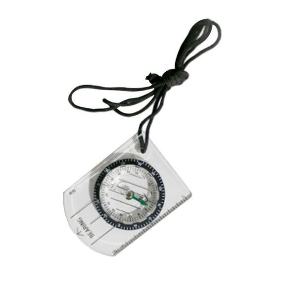 Multi-Functional Compass with Map Scale, Accurate Navigation Ruler, Durable and Portable for Hiking, Camping, Backpacking, Essential Survival Equipment for All Ages