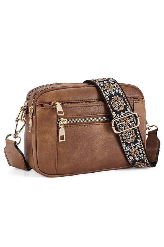 Multi-Functional Crossbody Bag, Mini Crossbody/Shoulder Pack for Travel/Outdoor, Multi-Pocket Essentials Pouch
