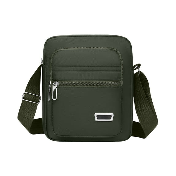 Multi-Functional Crossbody Bag with Multiple Compartments, Adjustable Strap, Secure Zipper Closures, Durable Fabric Ideal for Daily Active Use and Sports